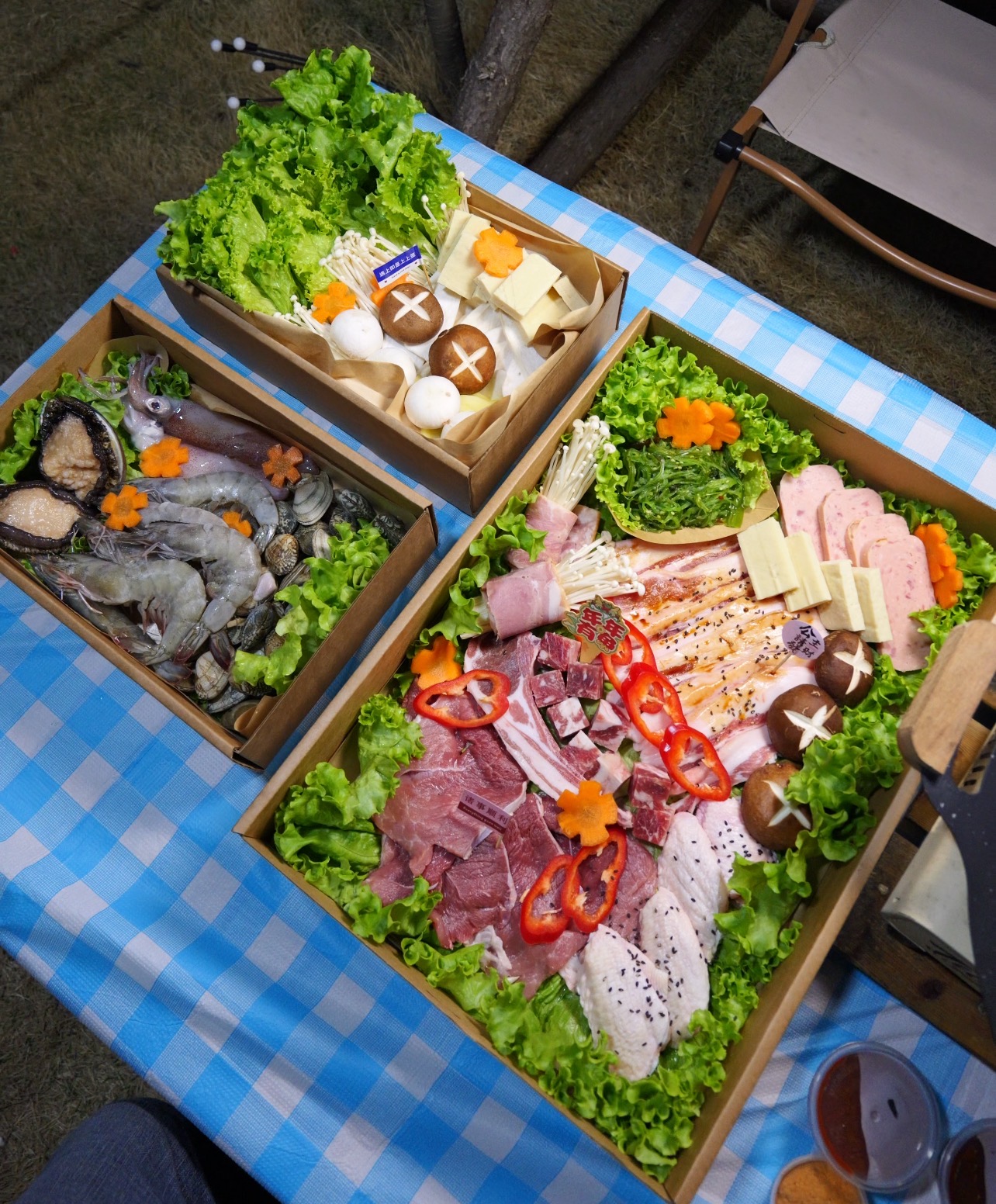 户外烧烤